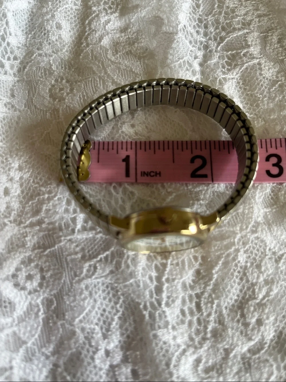 Timex Two-Tone Gold and Silver Indiglo Ladies Watch
